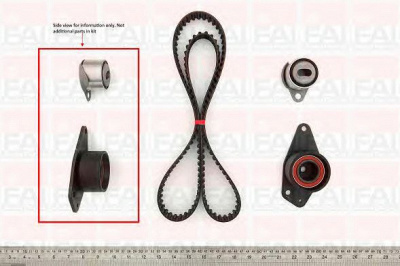 FAI AUTOPARTS tbk93 -  Комплект ремня ГРМ